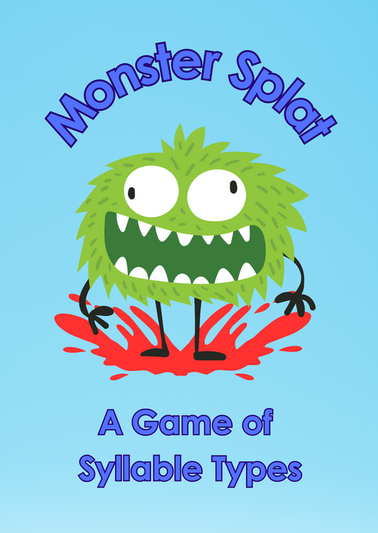 Monster Splat is an educational card game that helps build knowledge of phonics patterns to practice and develop reading skills

